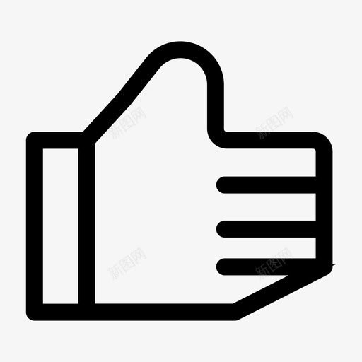 喜欢最爱评级svg_新图网 https://ixintu.com 最爱 喜欢 评级 拇指 办公室 粗体 图标