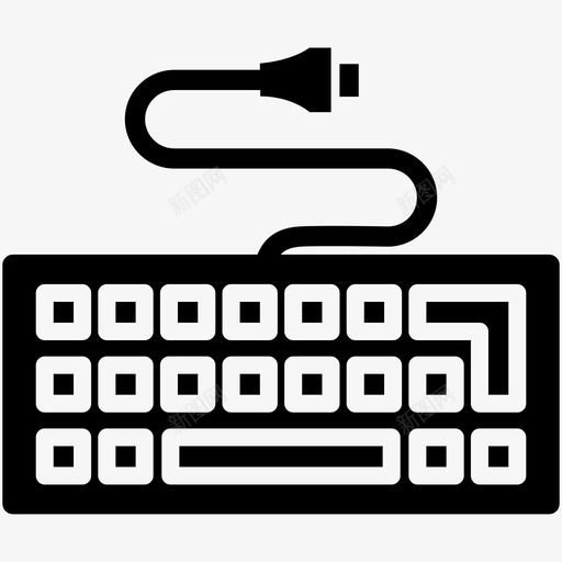 键盘计算机硬件svg_新图网 https://ixintu.com 键盘 计算机 硬件 按键 类型 专业 混音