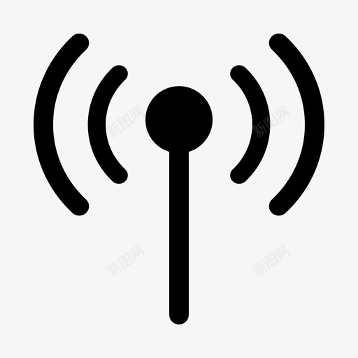 天线频率信号svg_新图网 https://ixintu.com 天线 频率 信号 波形