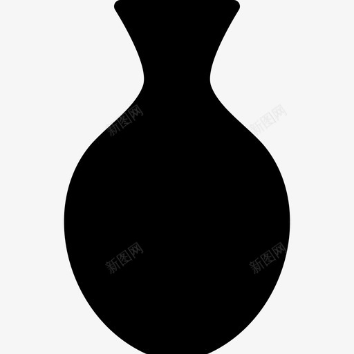 花瓶装饰内部svg_新图网 https://ixintu.com 花瓶 装饰 内部 对象 家居装饰 实心 图标