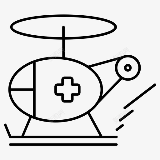 医疗直升机医疗直升机医疗常规线350svg_新图网 https://ixintu.com 医疗 直升机 常规