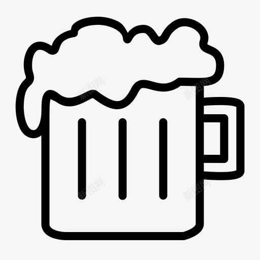 啤酒杯酒精夜生活svg_新图网 https://ixintu.com 啤酒杯 派对 酒精 夜生活 葡萄酒 庆祝 大纲