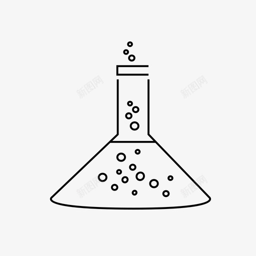 试管锥形瓶实验svg_新图网 https://ixintu.com 试管 锥形 实验 教育