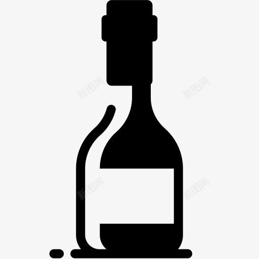 葡萄酒饮料瓶子svg_新图网 https://ixintu.com 葡萄酒 饮料 瓶子 鸡尾酒 玻璃杯