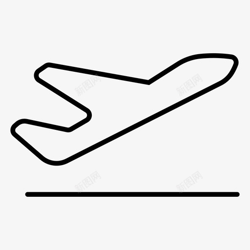 出发飞机航空公司svg_新图网 https://ixintu.com 出发 飞机 航空公司 航班 假期
