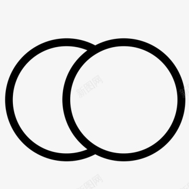 圆几何图形设计图标