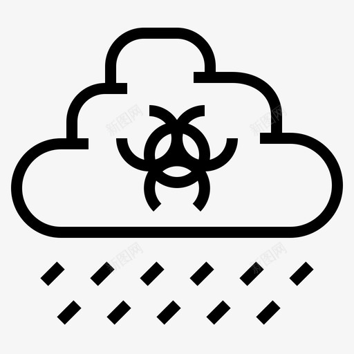 雨水有毒全球放射性svg_新图网 https://ixintu.com 雨水 有毒 全球 变暖 放射性 轮廓 图标
