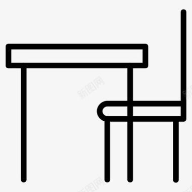 桌子椅子装饰品图标
