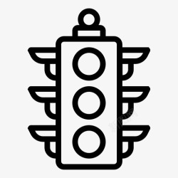 信号机红绿灯信号机运输工具高清图片