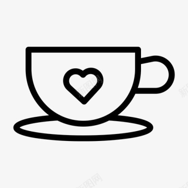 爱杯咖啡茶图标