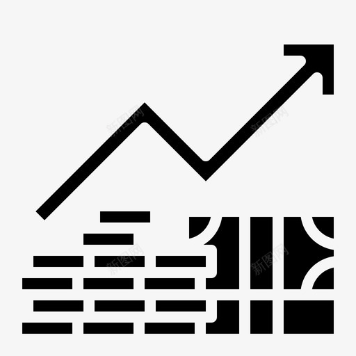 财富箭头现金svg_新图网 https://ixintu.com 财务 财富 箭头 现金 图表 稳健