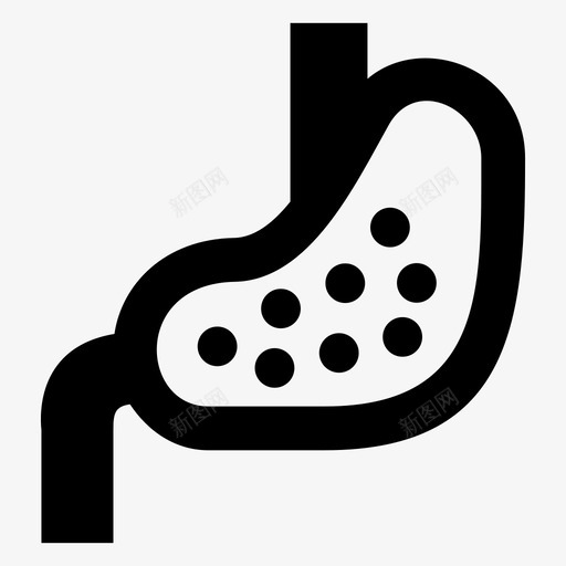 胃身体疾病svg_新图网 https://ixintu.com 身体 疾病 健康 医疗 胃痛