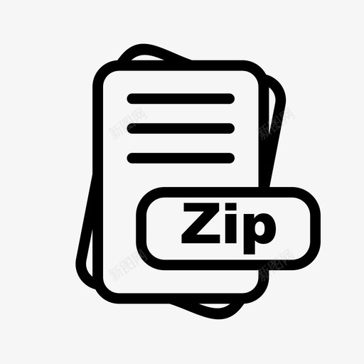 zip文件扩展名文件格式文件类型集合图标包svg_新图网 https://ixintu.com 文件 扩展名 格式 类型 集合 图标