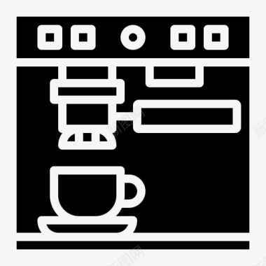 浓缩咖啡机咖啡咖啡杯图标