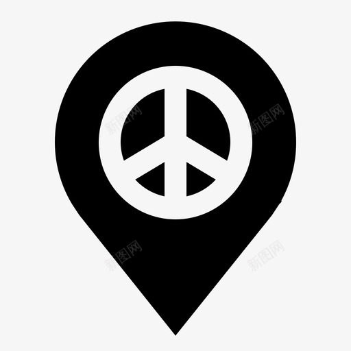 和平的地方和平的标志和平的象征svg_新图网 https://ixintu.com 和平 地方 标志 象征 安宁 休战 人权 坚实