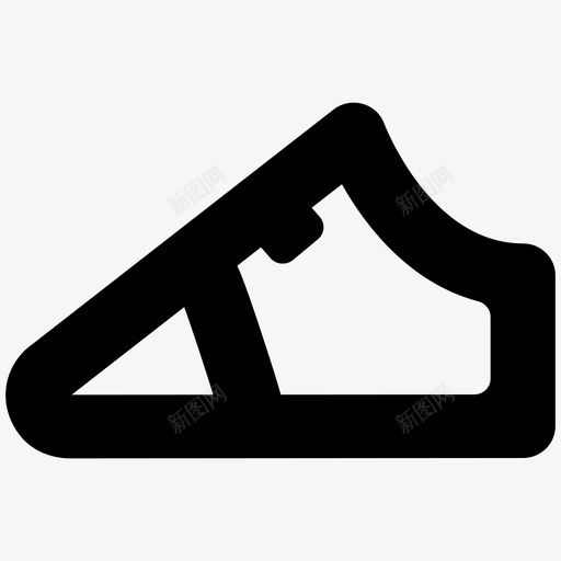 鞋子山地运动多运动svg_新图网 https://ixintu.com 运动 鞋子 山地 越野 图标