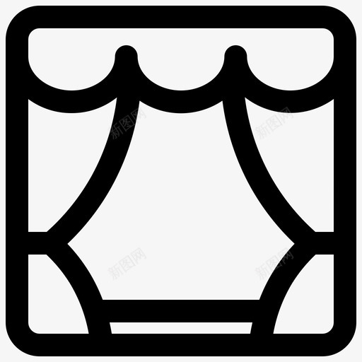 电影院舞台剧院剧院舞台svg_新图网 https://ixintu.com 电影院 舞台 剧院 舞台剧 快餐店
