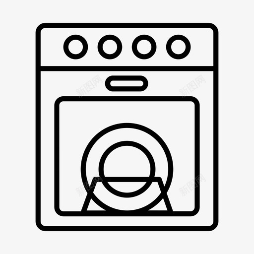 洗碗机电器清洁剂svg_新图网 https://ixintu.com 洗碗机 电器 清洁剂 厨房 电子产品