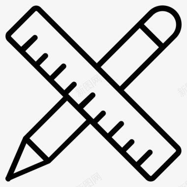 几何工具艺术家工具绘图工具图标