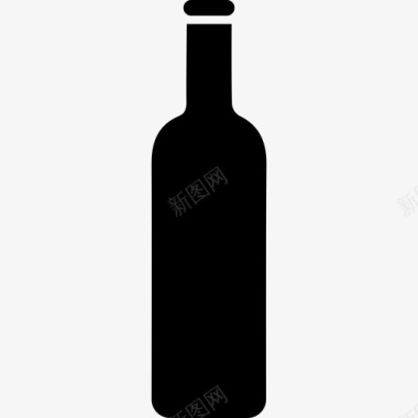 葡萄酒啤酒瓶子图标