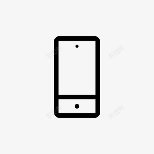 手机联系人iphonesvg_新图网 https://ixintu.com 手机 联系人 电话