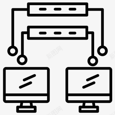 网络通信internet图标