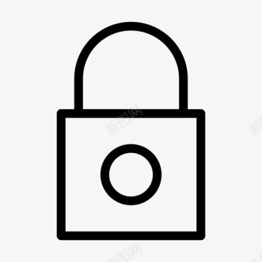 安全锁定接口基本常规行集合126图标