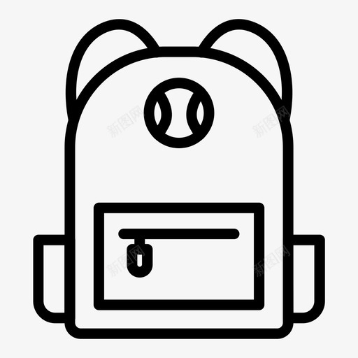 背包包容器svg_新图网 https://ixintu.com 背包 包包 容器 学校