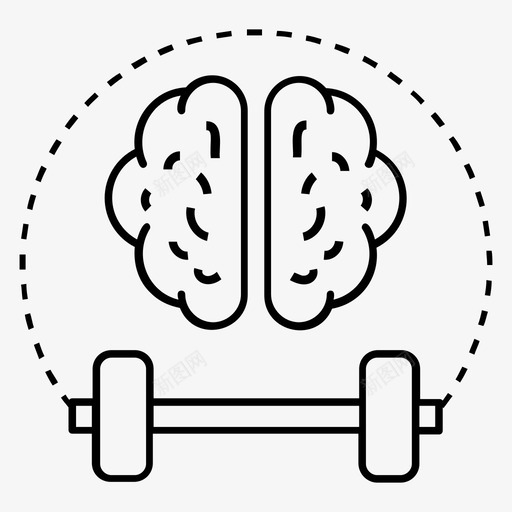 大脑训练大脑活动大脑健康svg_新图网 https://ixintu.com 大脑 训练 健康 活动 头脑 心理健康 心理 健康教育 科学 线图 图标