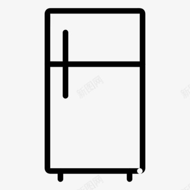 双门冰箱电器双门图标