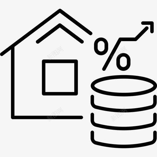 租金房地产租赁svg_新图网 https://ixintu.com 房地产 租金 租赁 货币 商业 金融