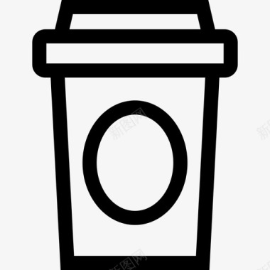 咖啡杯子杯子咖啡图标