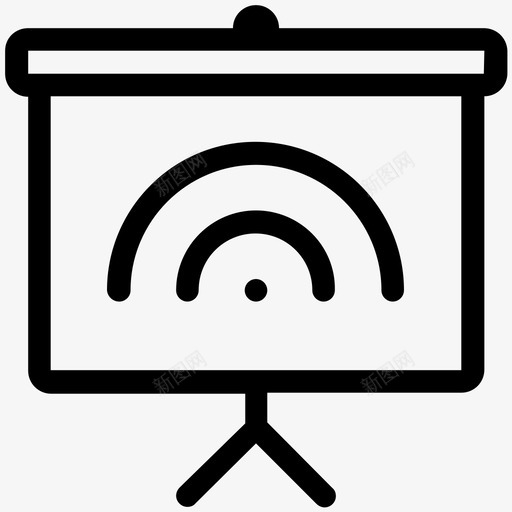 投影仪展览支架svg_新图网 https://ixintu.com 投影仪 展览 支架 三脚架 白板