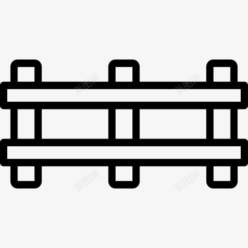 篱笆农场花园svg_新图网 https://ixintu.com 篱笆 农场 花园 树林