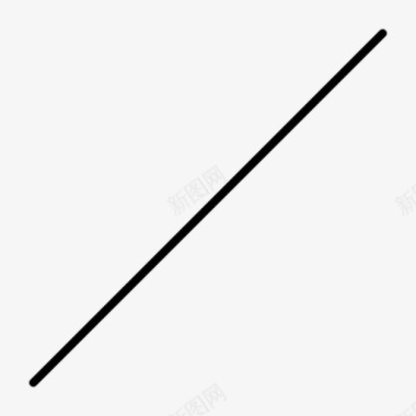 直线斜线数学图标