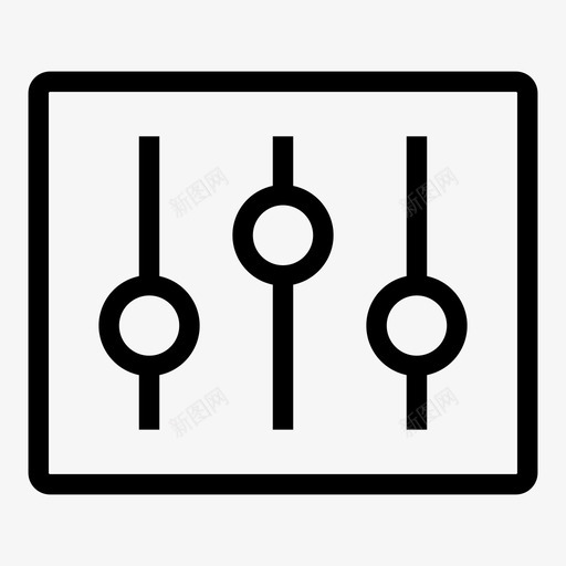 控制台调节控制svg_新图网 https://ixintu.com 调节 控制台 控制 控制器 混音 用户界面