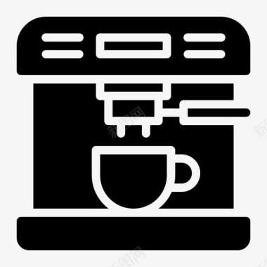 咖啡机饮料咖啡厅图标