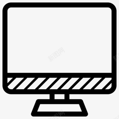 桌面显示器lcdpc图标
