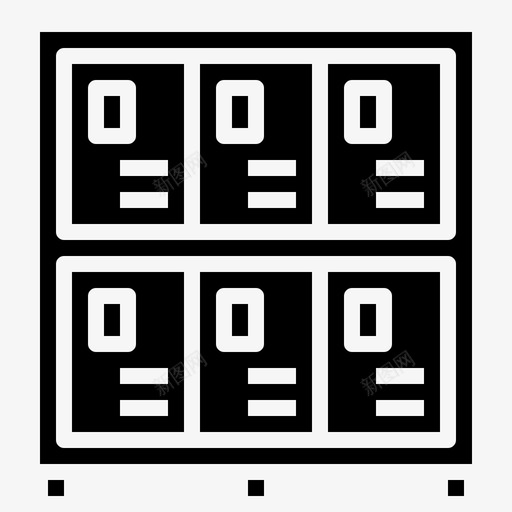 储物柜盒子衣柜svg_新图网 https://ixintu.com 衣柜 办公室 储物柜 盒子 实心 图标