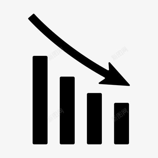 下降趋势财务损失svg_新图网 https://ixintu.com 下降 趋势 财务 损失