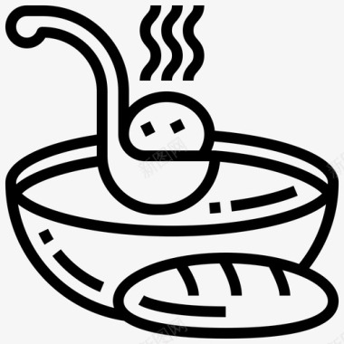 汤美食家饭菜图标