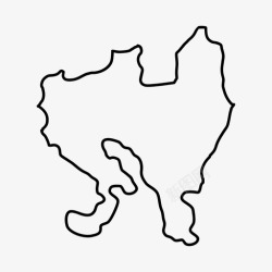 南欧南欧地图风险高清图片