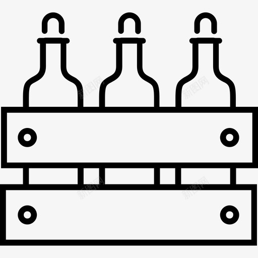 酒瓶酒盒svg_新图网 https://ixintu.com 酒盒 酒瓶