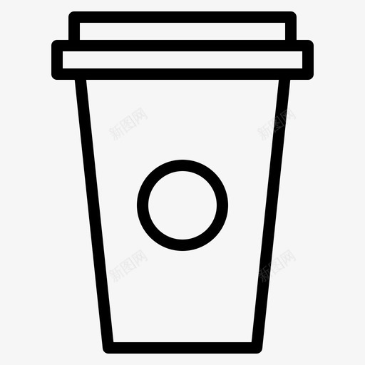 带走热咖啡杯子纸svg_新图网 https://ixintu.com 带走 咖啡 咖啡杯 杯子 咖啡店 轮廓