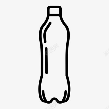 瓶子饮料瓶饮用水图标