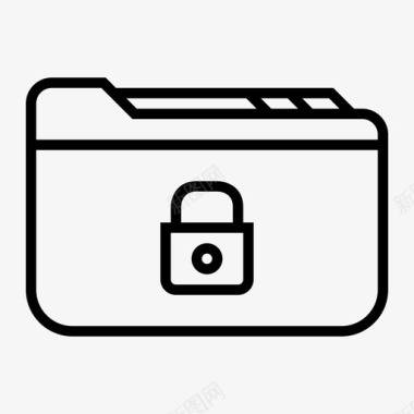 计算机安全锁定文档锁定文件夹图标