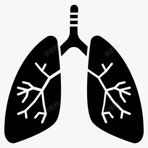 人肺向量支气管人体器官svg_新图网 https://ixintu.com 人肺 呼吸道 图标 矢量图 矢量 固体 时尚 健康美容 肺脏 器官 人体