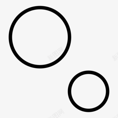 圆圈圆环图标