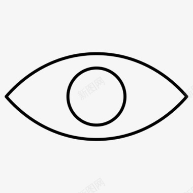 眼睛身体部位人体图标