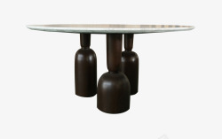 新中式风格餐桌素材